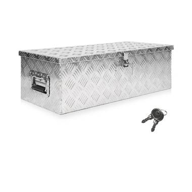 Sterilite 16 gallon cheap lockable footlocker with wheels